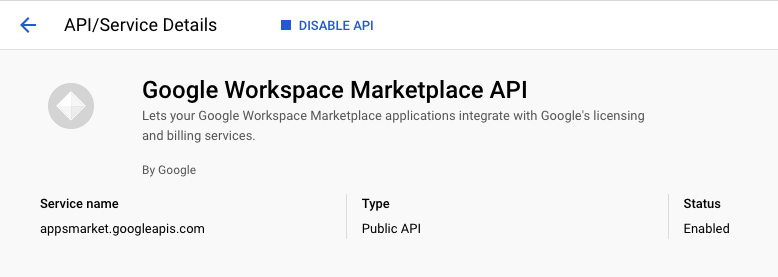 Marketplace API